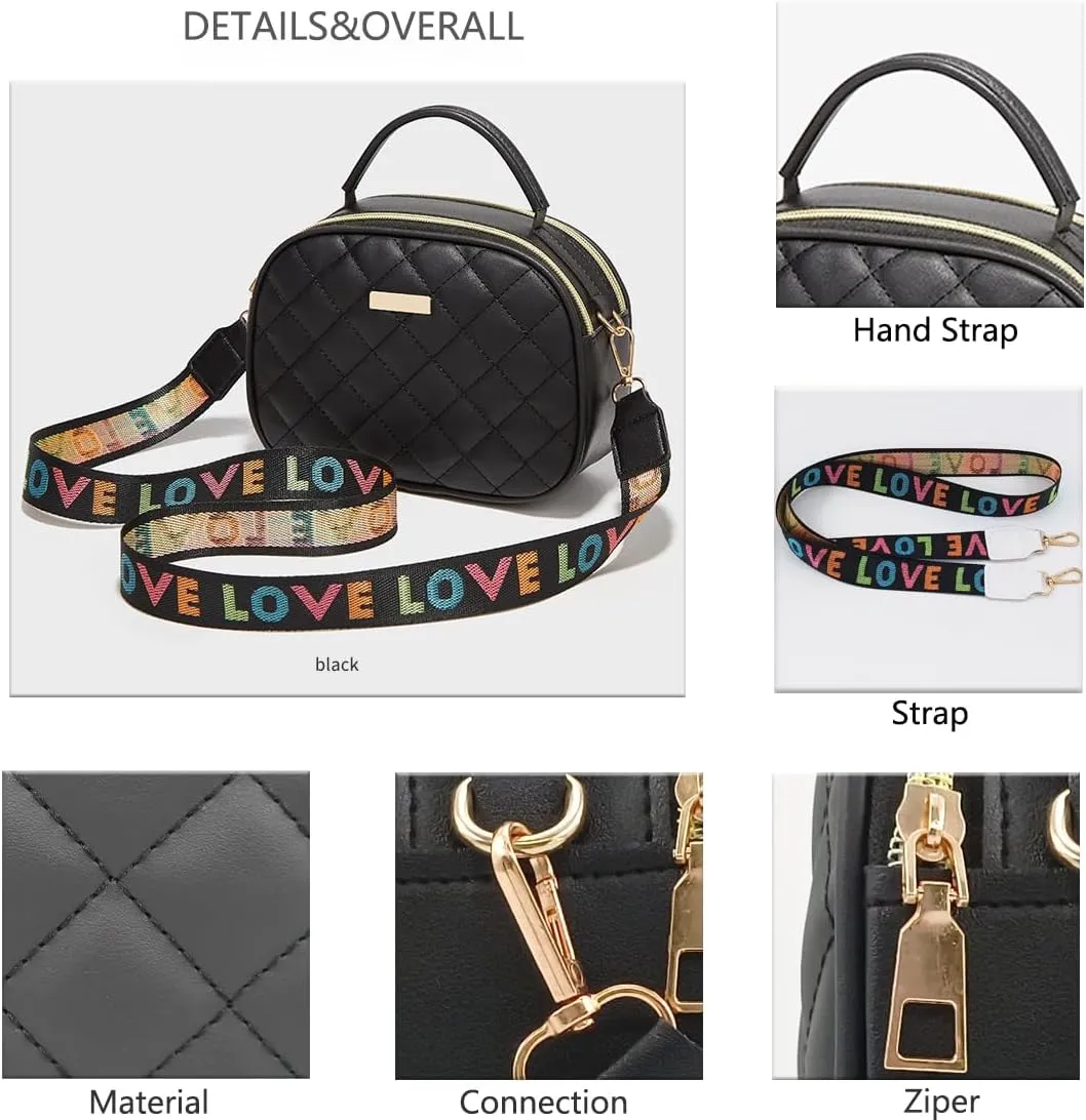 PORT&LOTUS Small Handbags for Women Fashion Top-handle Women's Bags Crossbody Purses for Women