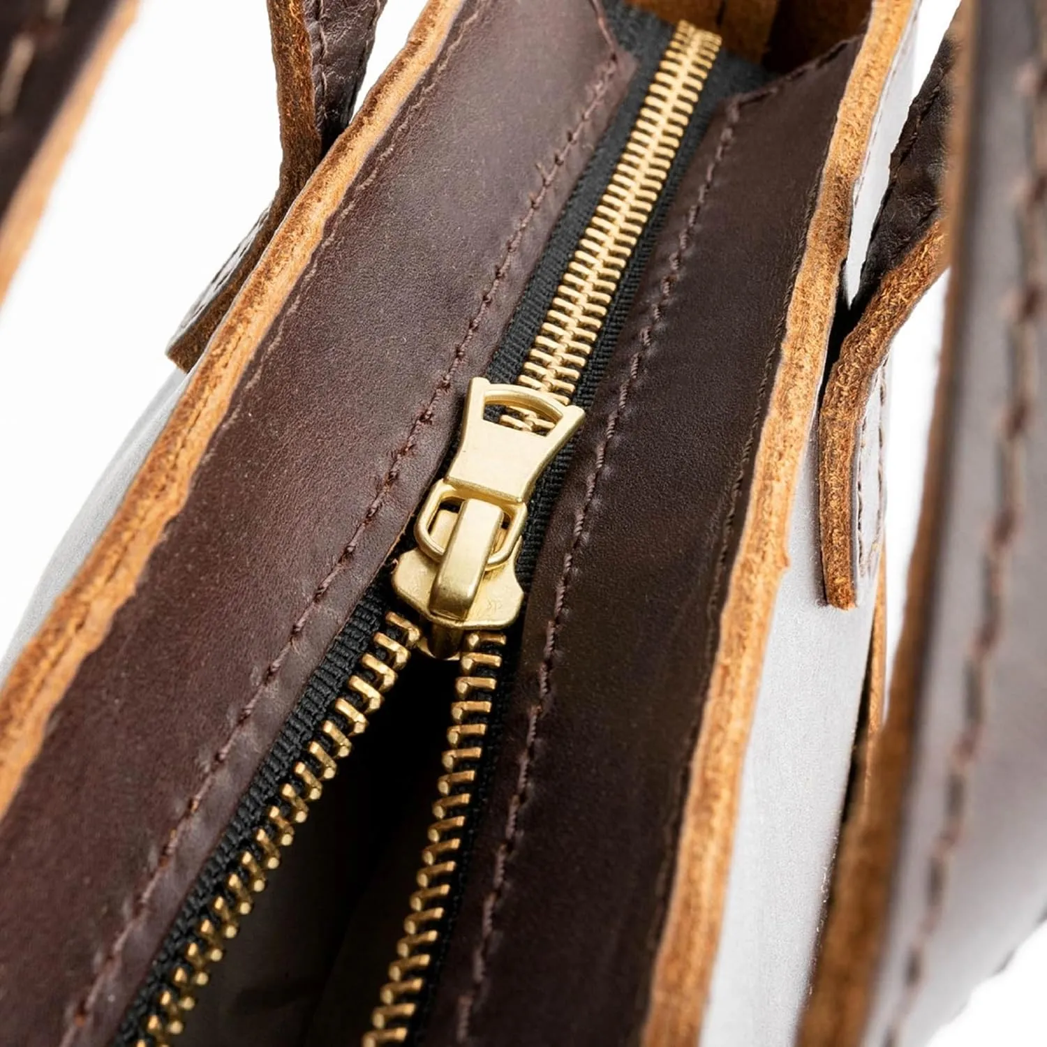 Portland Leather Goods Mini Crossbody Tote Bag for Women – Handmade from the Finest Full-Grain Hides – Adjustable Strap