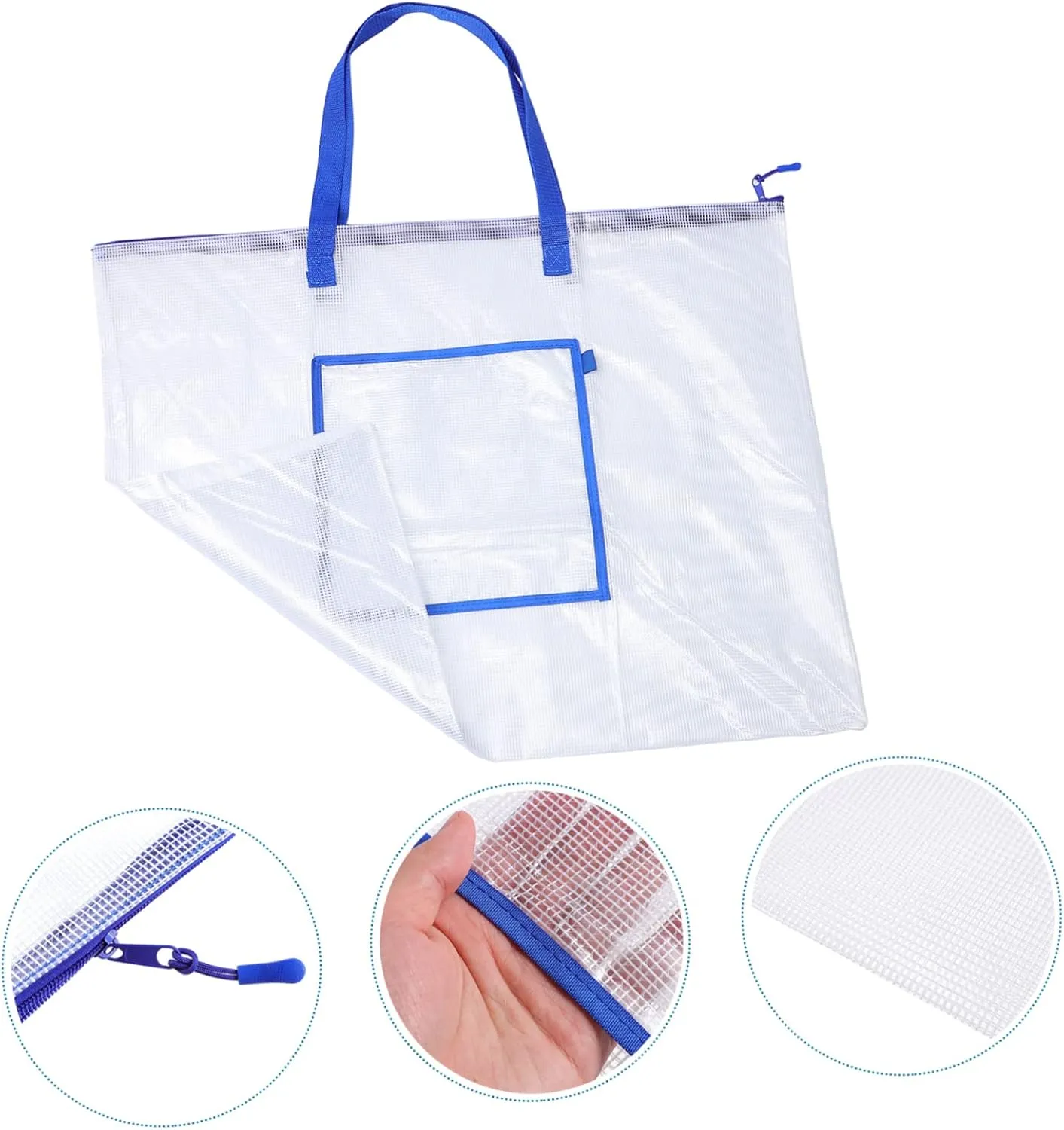 Poster Board Bag Large Storage Case Art Portfolio Bag Zipper Handle Rainproof for Painters Students