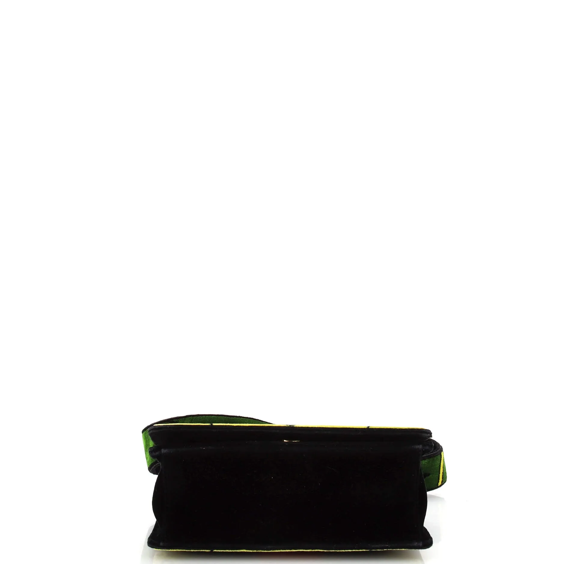 Prada Cahier Crossbody Bag Printed Velvet Small