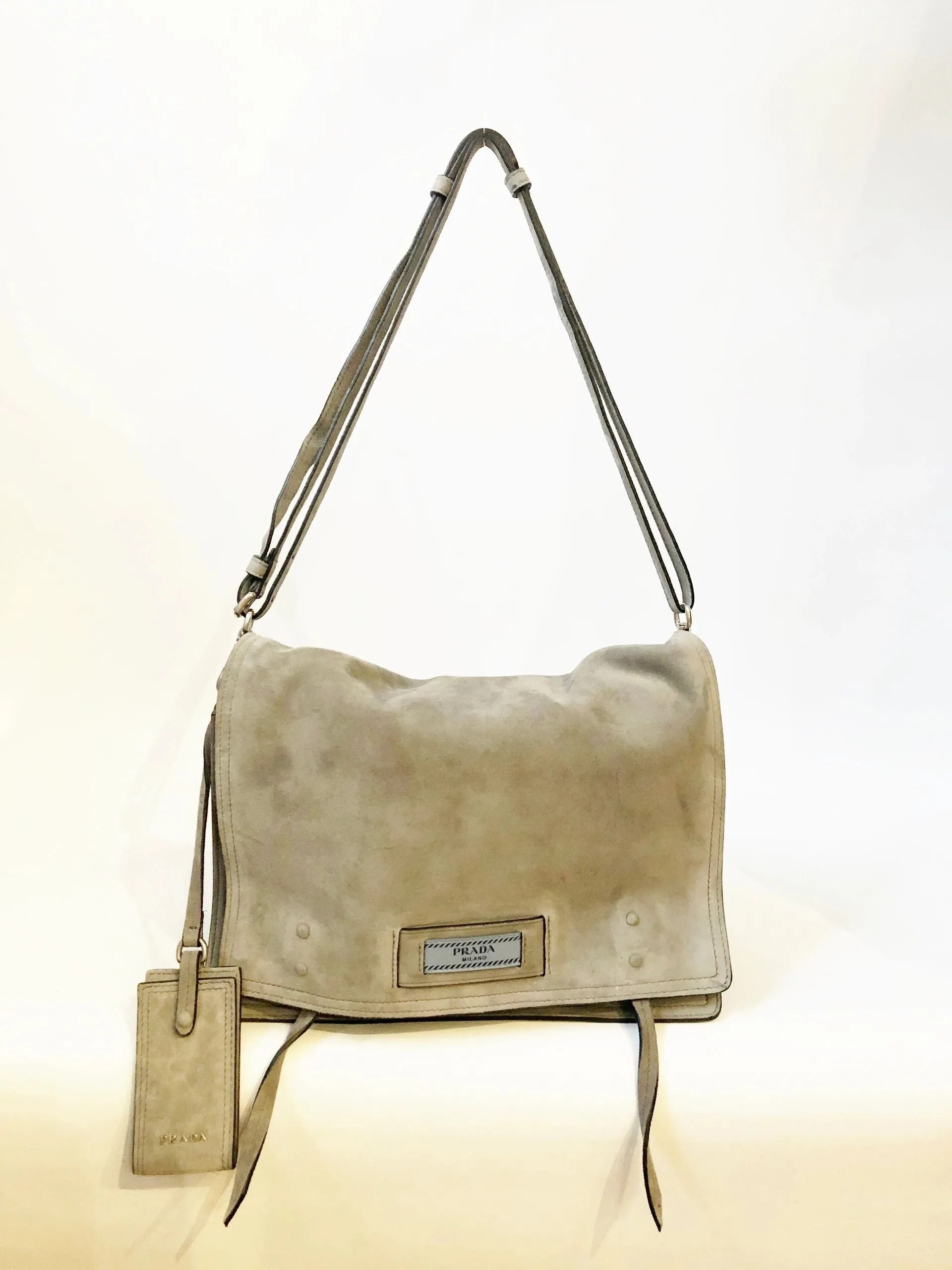 Prada Medium Etiquette Glace Shoulder/Crossbody Bag