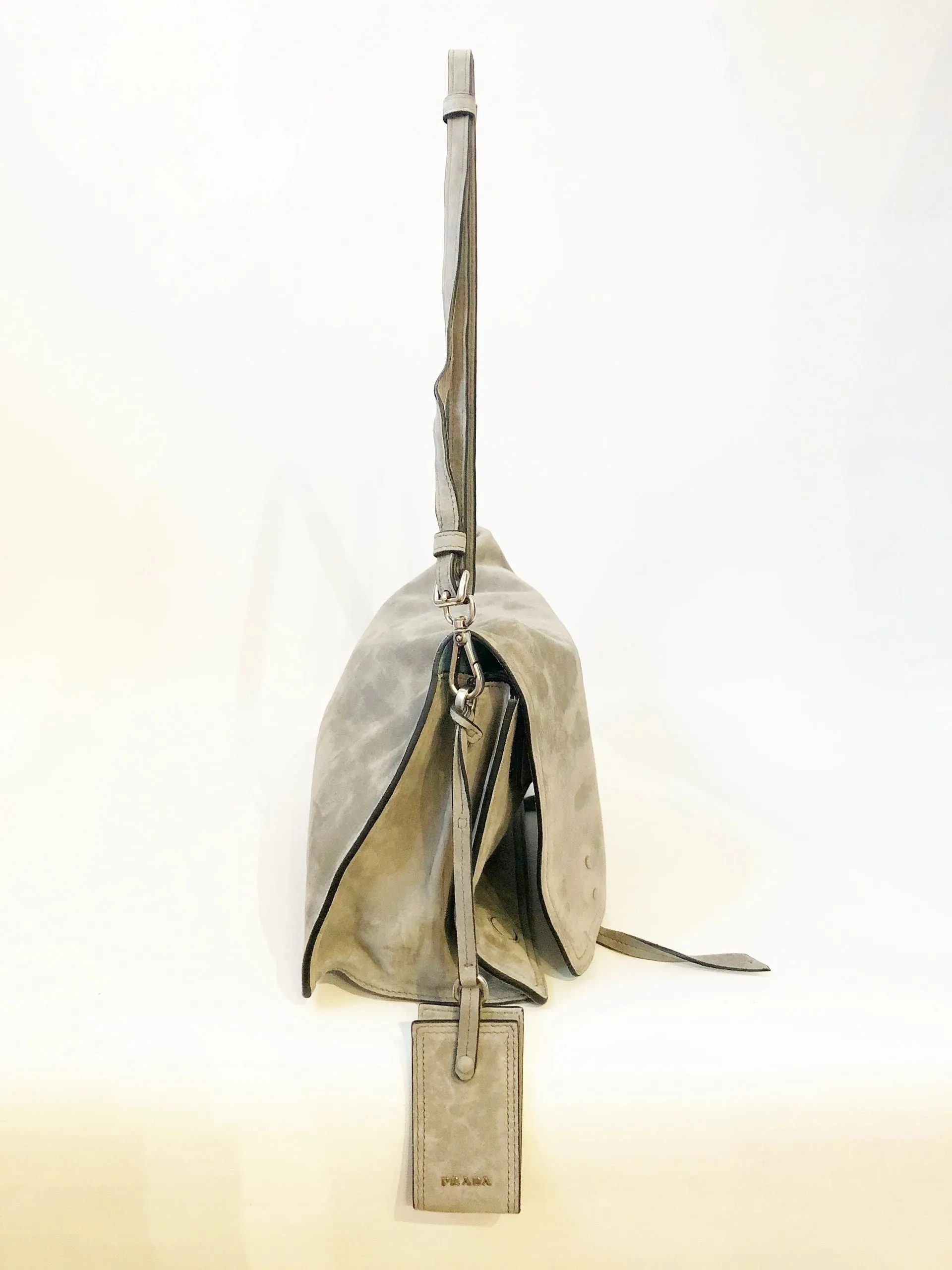Prada Medium Etiquette Glace Shoulder/Crossbody Bag