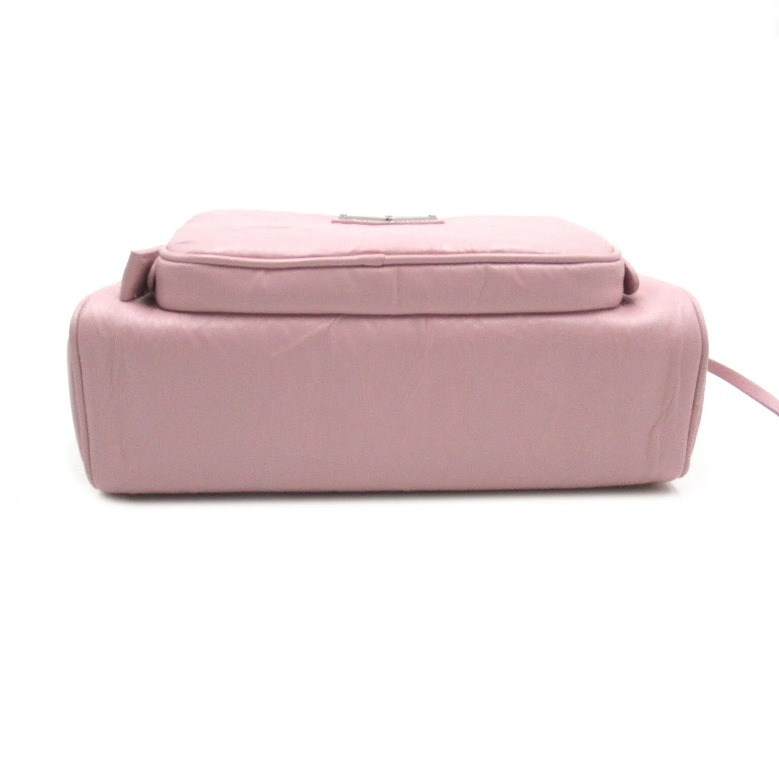 Prada Nappa Antique Leather Multi-Pocket Shoulder Bag Pink Alabaster