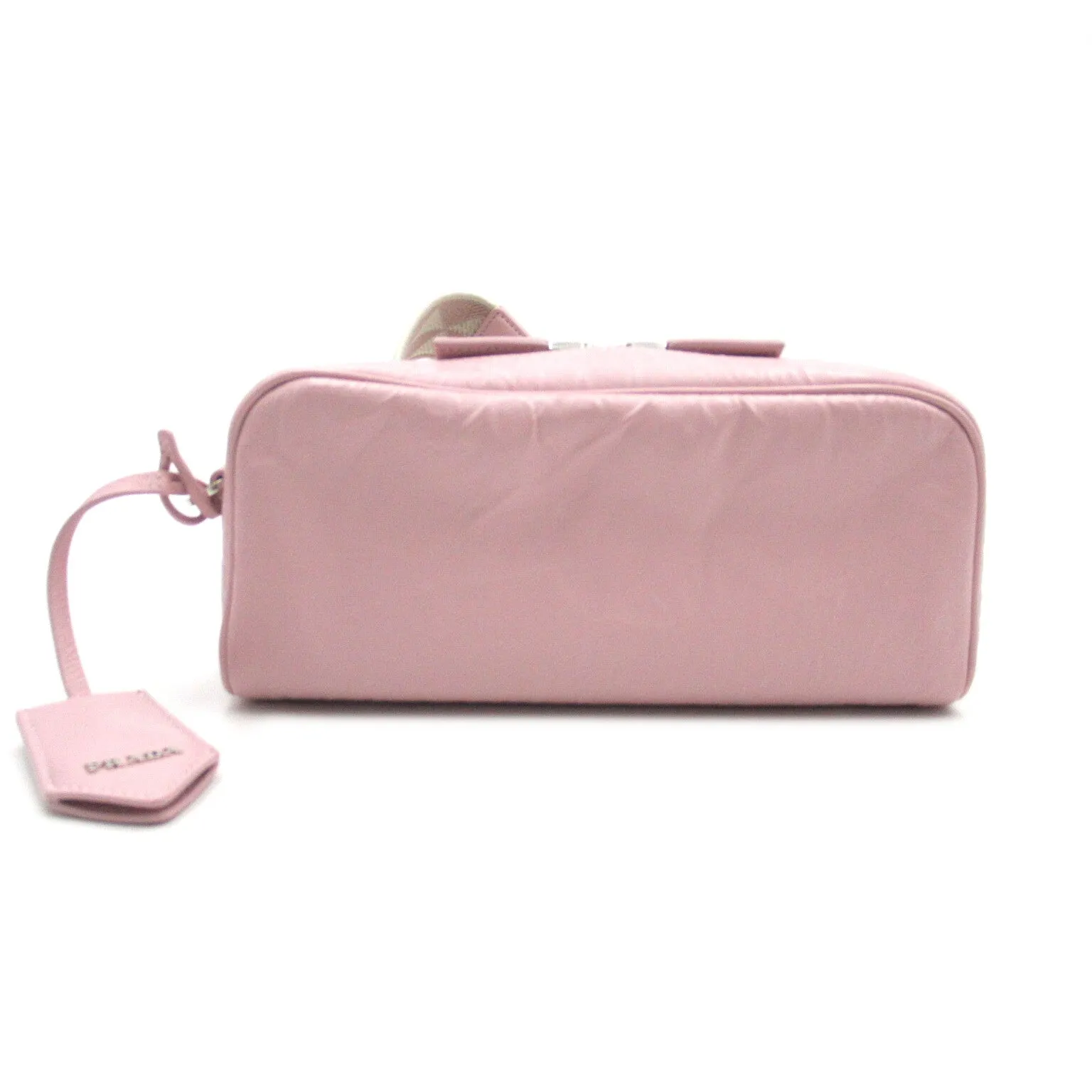 Prada Nappa Antique Leather Multi-Pocket Shoulder Bag Pink Alabaster