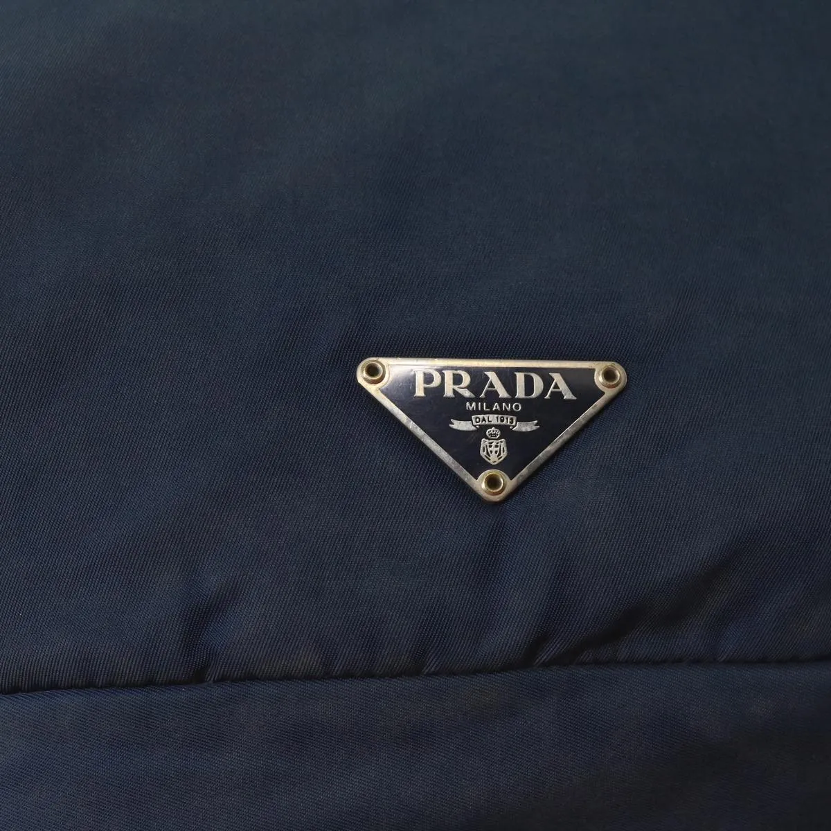 PRADA Shoulder Bag Nylon Navy ar11477B