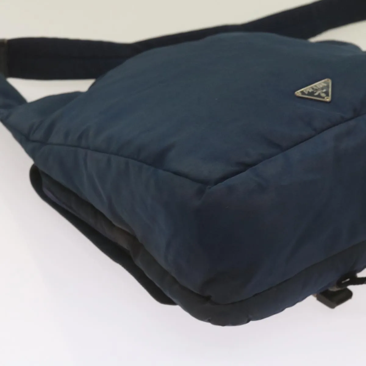PRADA Shoulder Bag Nylon Navy ar11477B