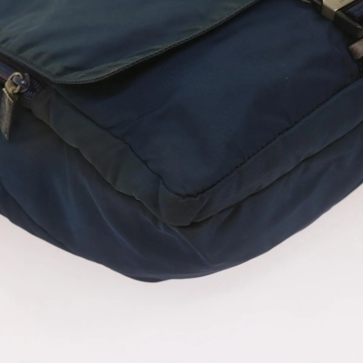 PRADA Shoulder Bag Nylon Navy ar11477B