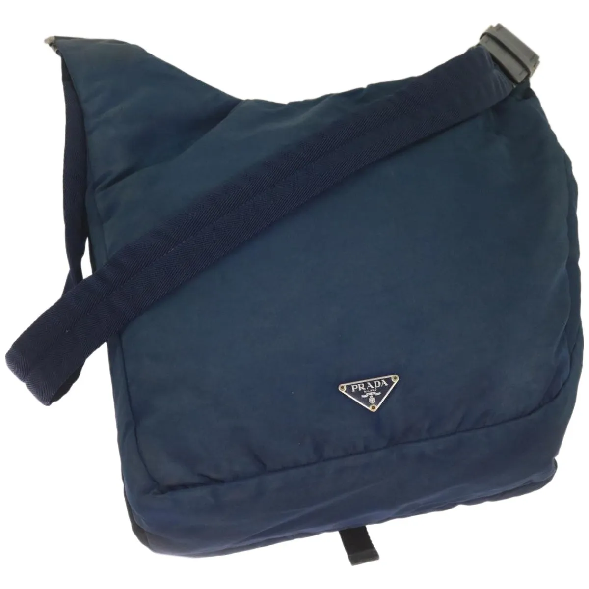 PRADA Shoulder Bag Nylon Navy ar11477B