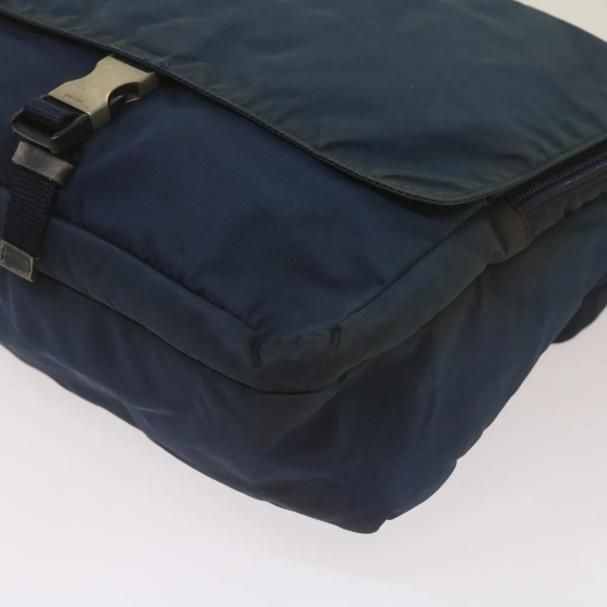 PRADA Shoulder Bag Nylon Navy ar11477B