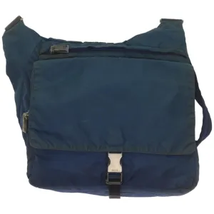 PRADA Shoulder Bag Nylon Navy ar11477B