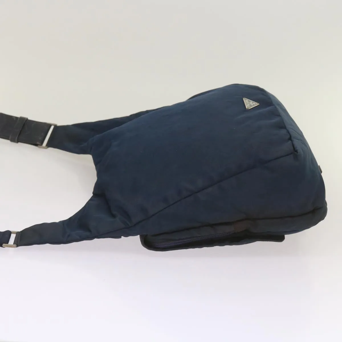 PRADA Shoulder Bag Nylon Navy ar11477B