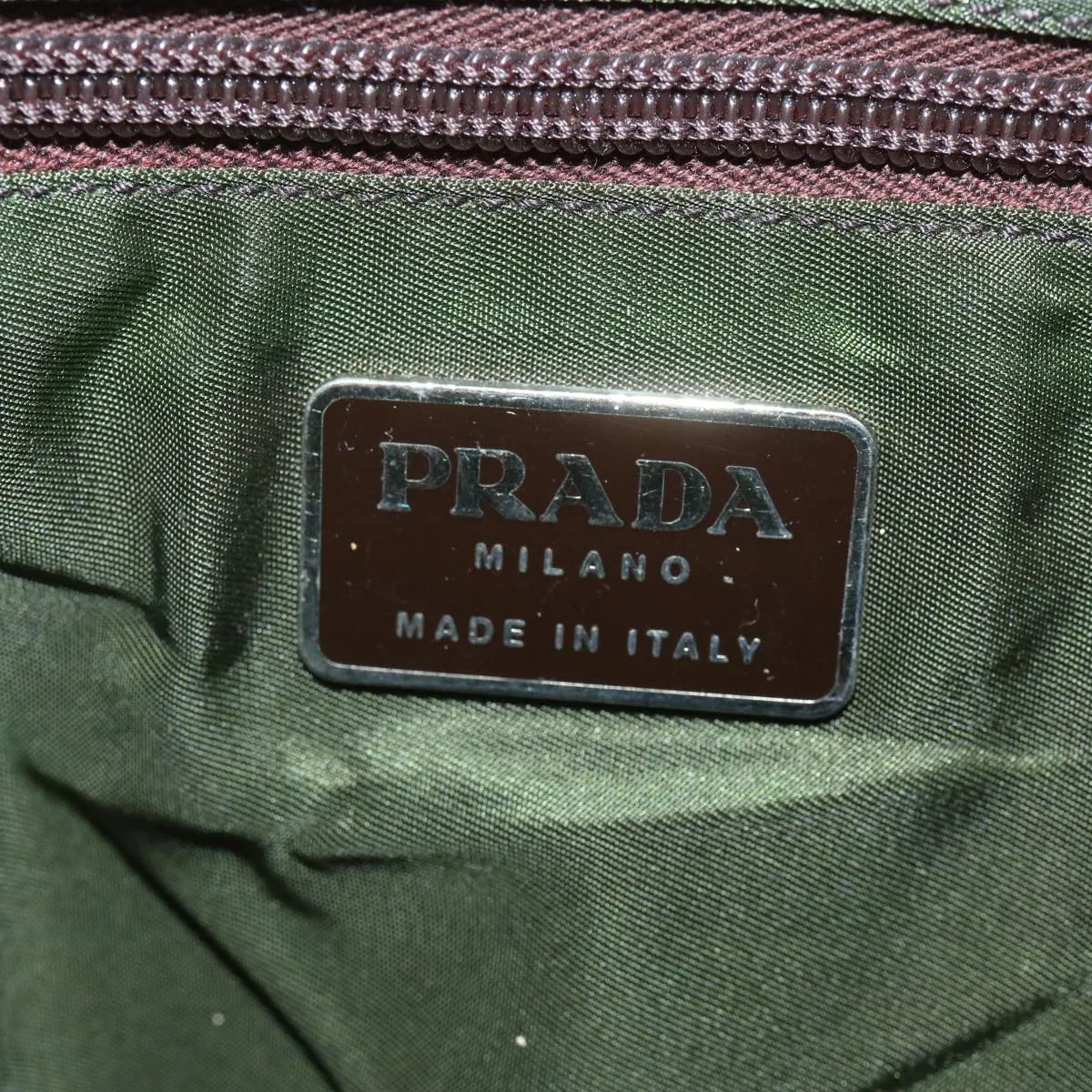 PRADA Shoulder Bag Nylon Navy hk1116
