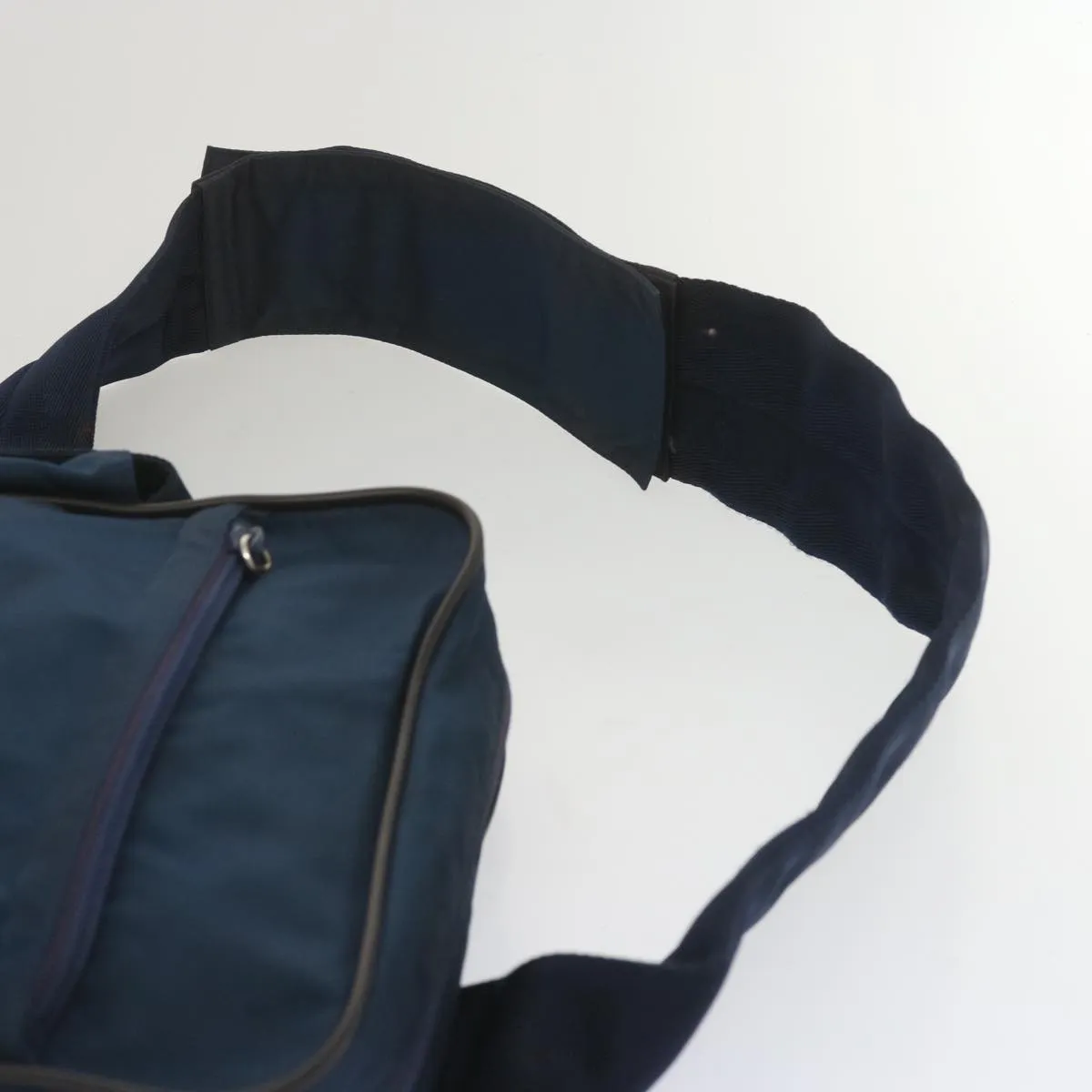 PRADA Shoulder Bag Nylon Navy hk1116