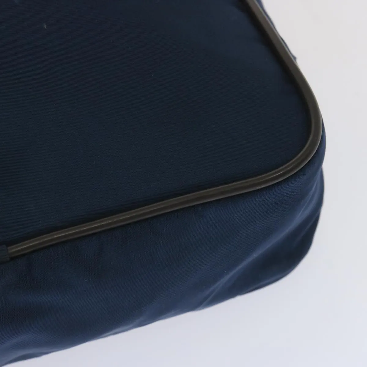 PRADA Shoulder Bag Nylon Navy hk1116
