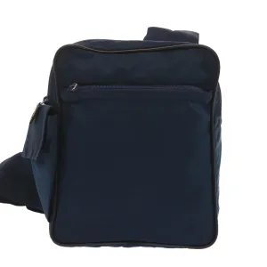 PRADA Shoulder Bag Nylon Navy hk1116