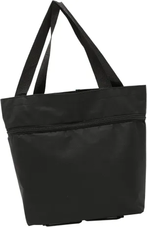 PRETYZOOM Storage Bag with Wheels Cart Wheeled Shopping Bag Travel Duffle Bag Pockets Seat Shopping Bag with