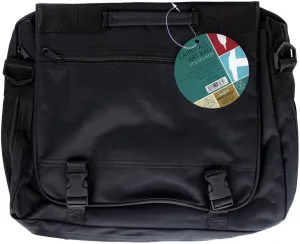 Pro Art, 15-inch x 12-inch x 2-3/4-inch Art Supply Messenger Bag, Black
