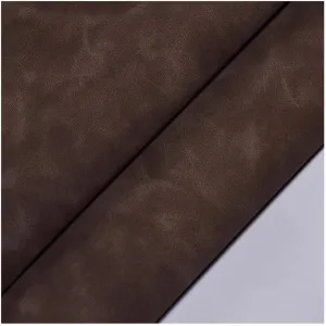 PU Fabric Leather, 39.4" x 54.3", 0.8mm Thick, Faux Synthetic Leather Material Sheets for Upholstery Craft, DIY Sewing, Sofa, Chair, Handbag, Wallet, Hair Bow, Festival Decoration, Repairing(Dark brow