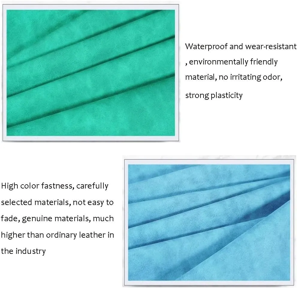 PU Fabric Leather, 39.4" x 54.3", 0.8mm Thick, Faux Synthetic Leather Material Sheets for Upholstery Craft, DIY Sewing, Sofa, Chair, Handbag, Wallet, Hair Bow, Festival Decoration, Repairing(Dark brow
