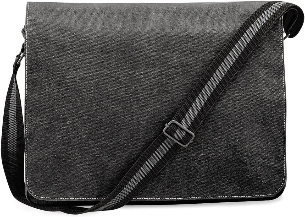Quadra Men's Vintage Canvas Despatch Bag One Size Sahara