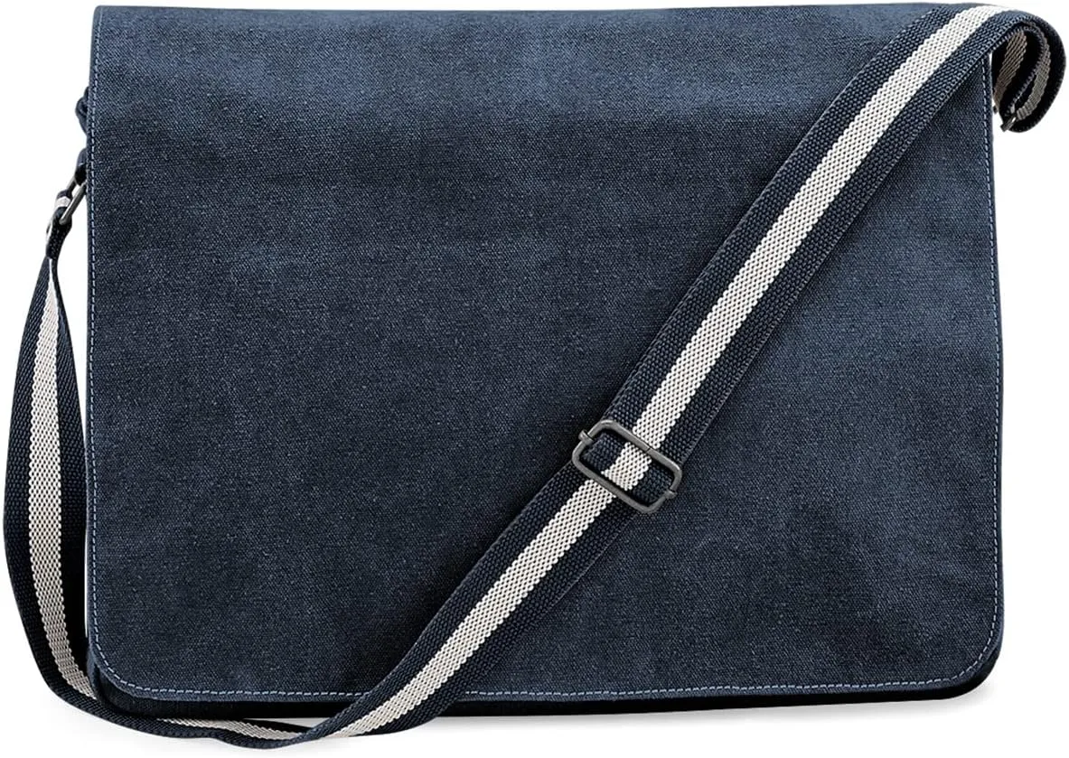 Quadra Men's Vintage Canvas Despatch Bag One Size Sahara