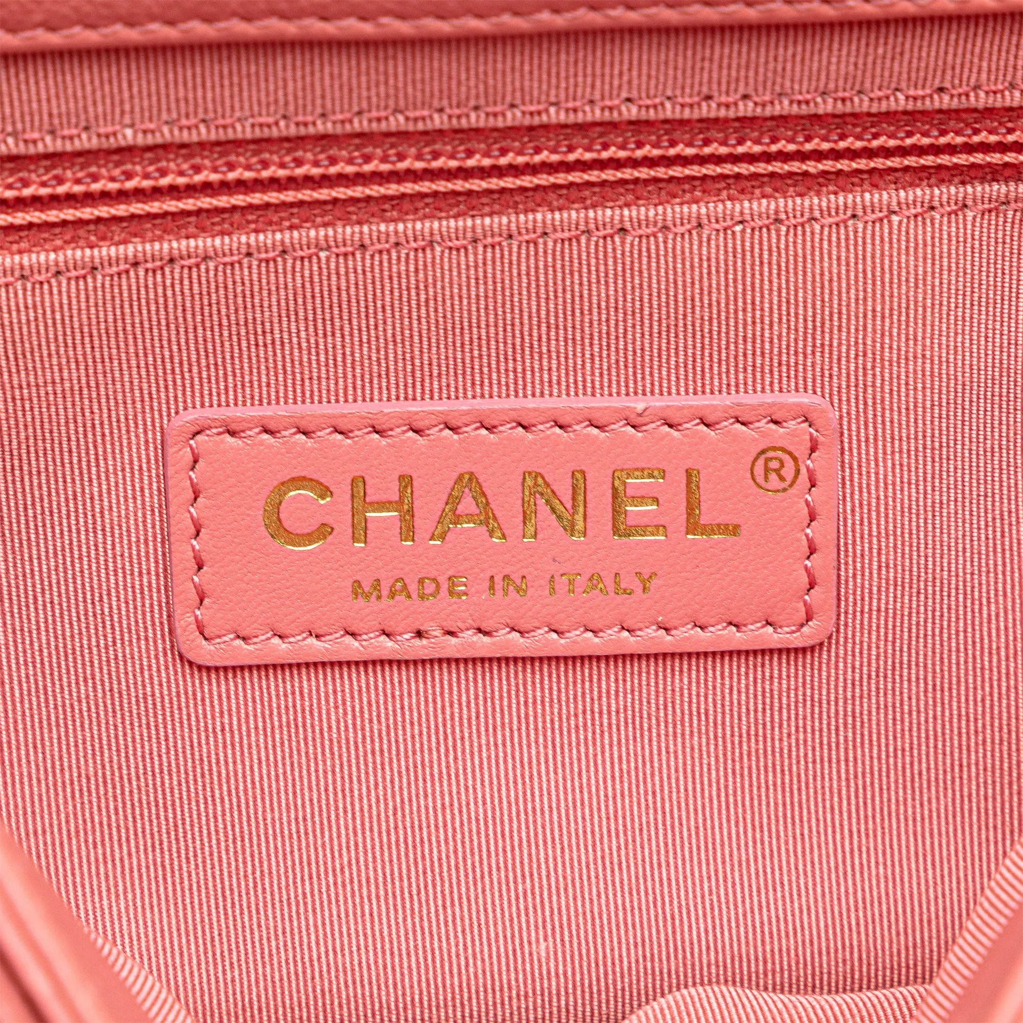 Quilted Calfskin Straight Lined Flap