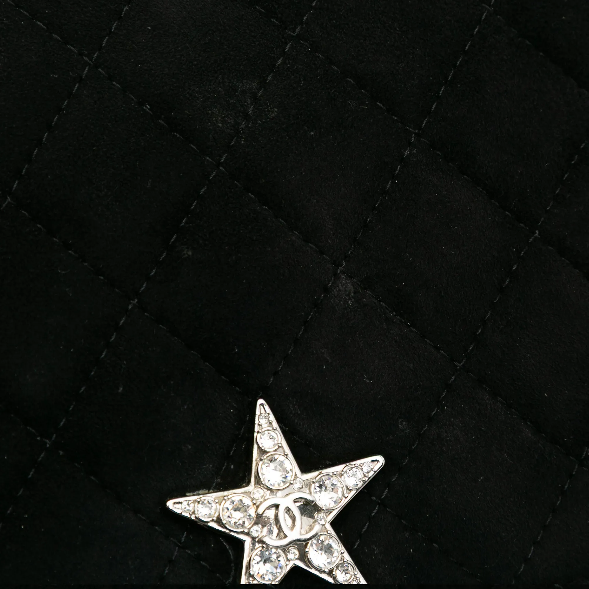 Quilted Suede Cocostellar Wallet on Chain