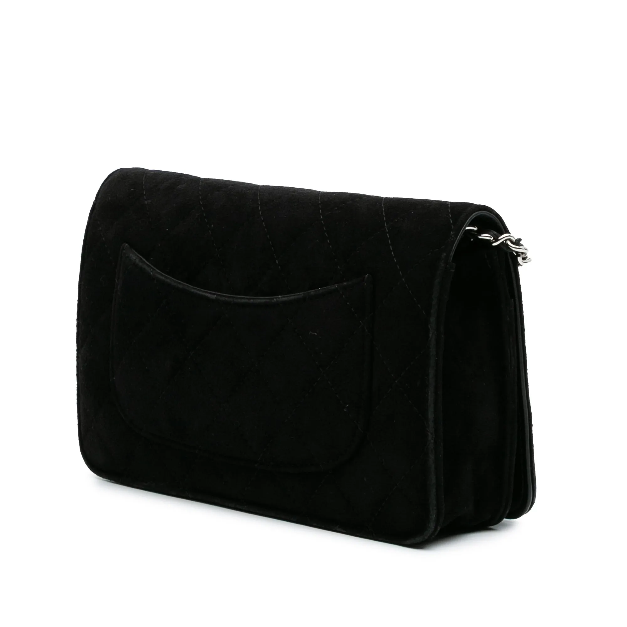 Quilted Suede Cocostellar Wallet on Chain