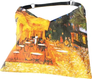 RaanPahMuang Work of Art Fashion V Shoulder Bag Cafe Terrace at Night Van Gogh
