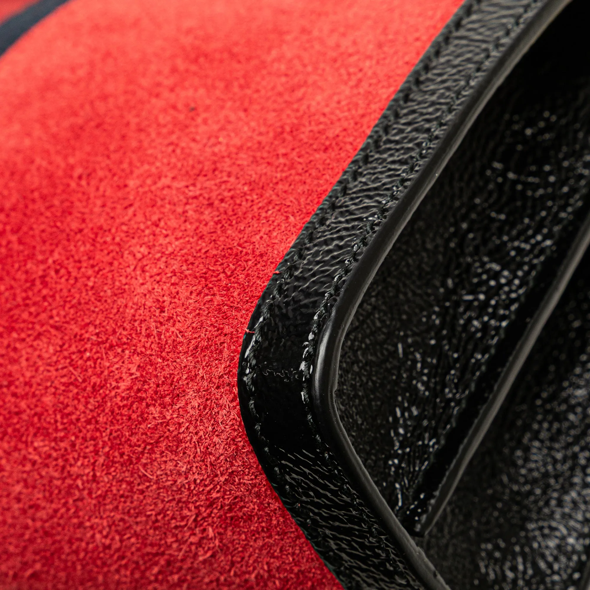Red Gucci Small Suede Ophidia Chain Crossbody
