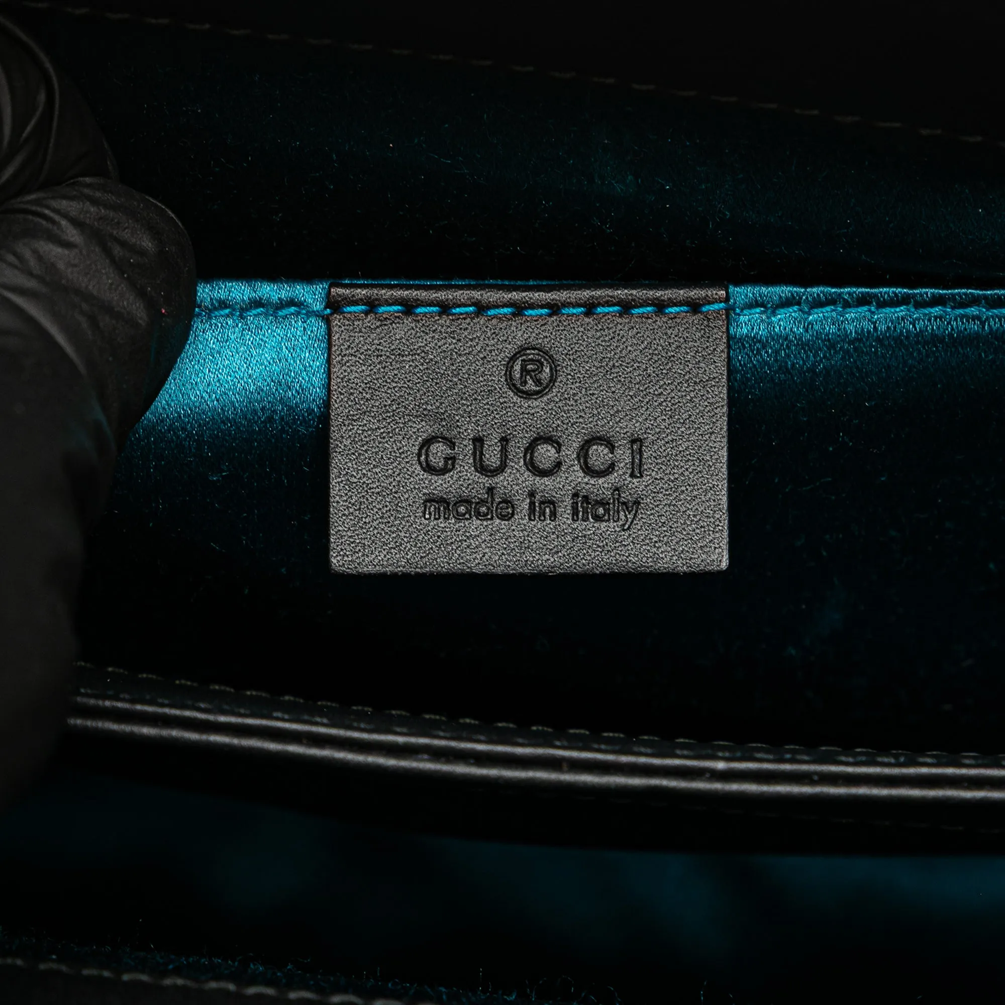 Red Gucci Small Suede Ophidia Chain Crossbody