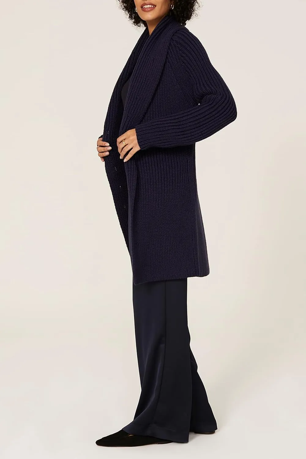 Rent The Runway Pre-Loved Navy Shawl Cardigan