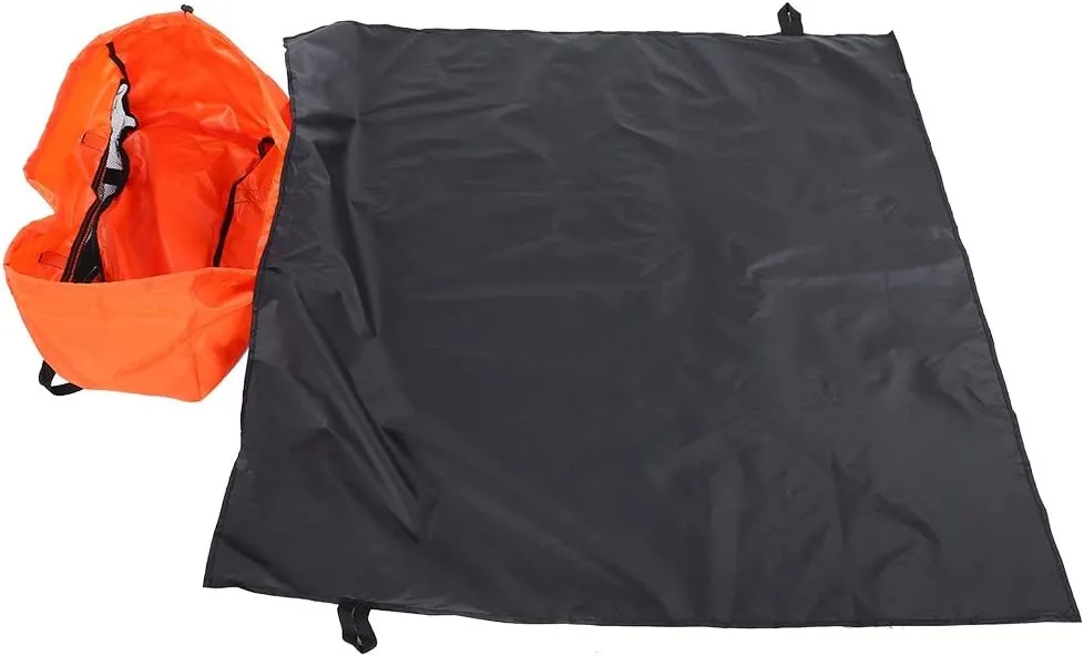 Rock Climbing Rope Bag Portable Foldable Climbing Bag with Large Rope Tarp and Adjustable Shoulder Straps Waterproof Large Capacity Backpack Ultralight Outdoor Hike Gear Equipment