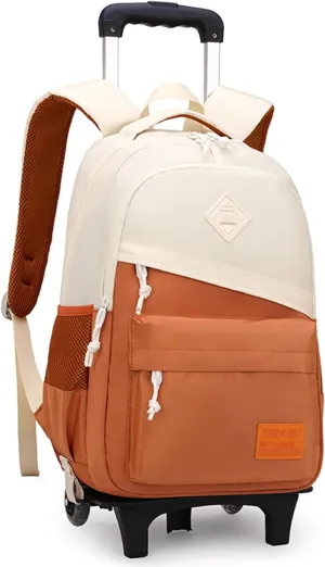 Rolling Backpack,Backpack with wheels,Capacity Wheeled Backpack for Boys,Roller Backpack for Kids