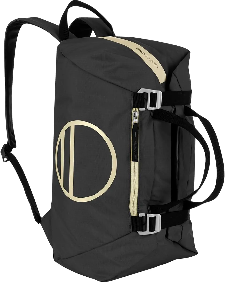 Rope Bag - Large Backpack for Rock Climbing Ropes with Integrated Rope Tarp - Onyx - One Size