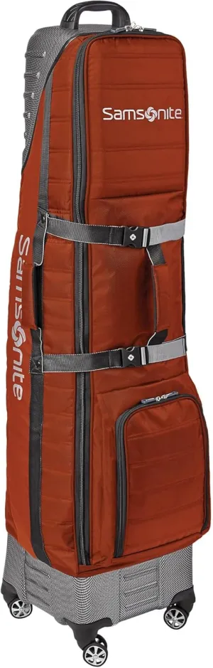Samsonite "The Protector Hardside and Softside Golf Travel Bag with Shark Wheels, Waterproof Exterior