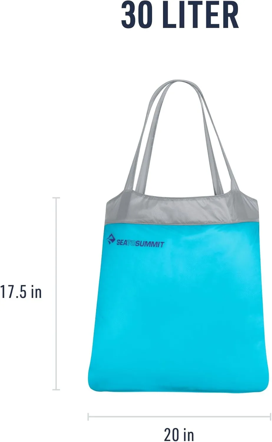 Sea to Summit Ultra-Sil Reusable Shopping Bag, Atoll Blue