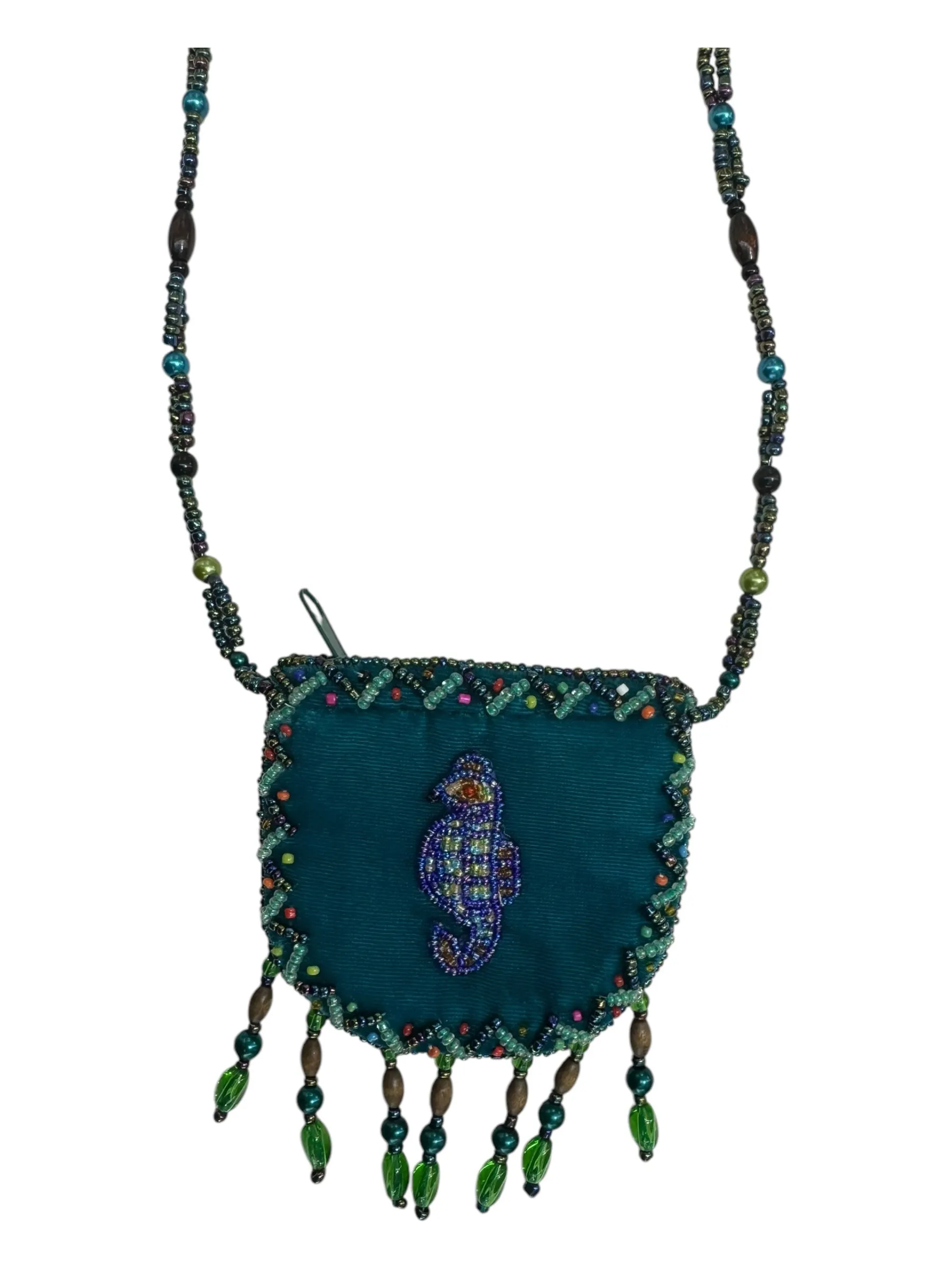Seahorse Velvet Crossbody Bag V0704-Seahorse
