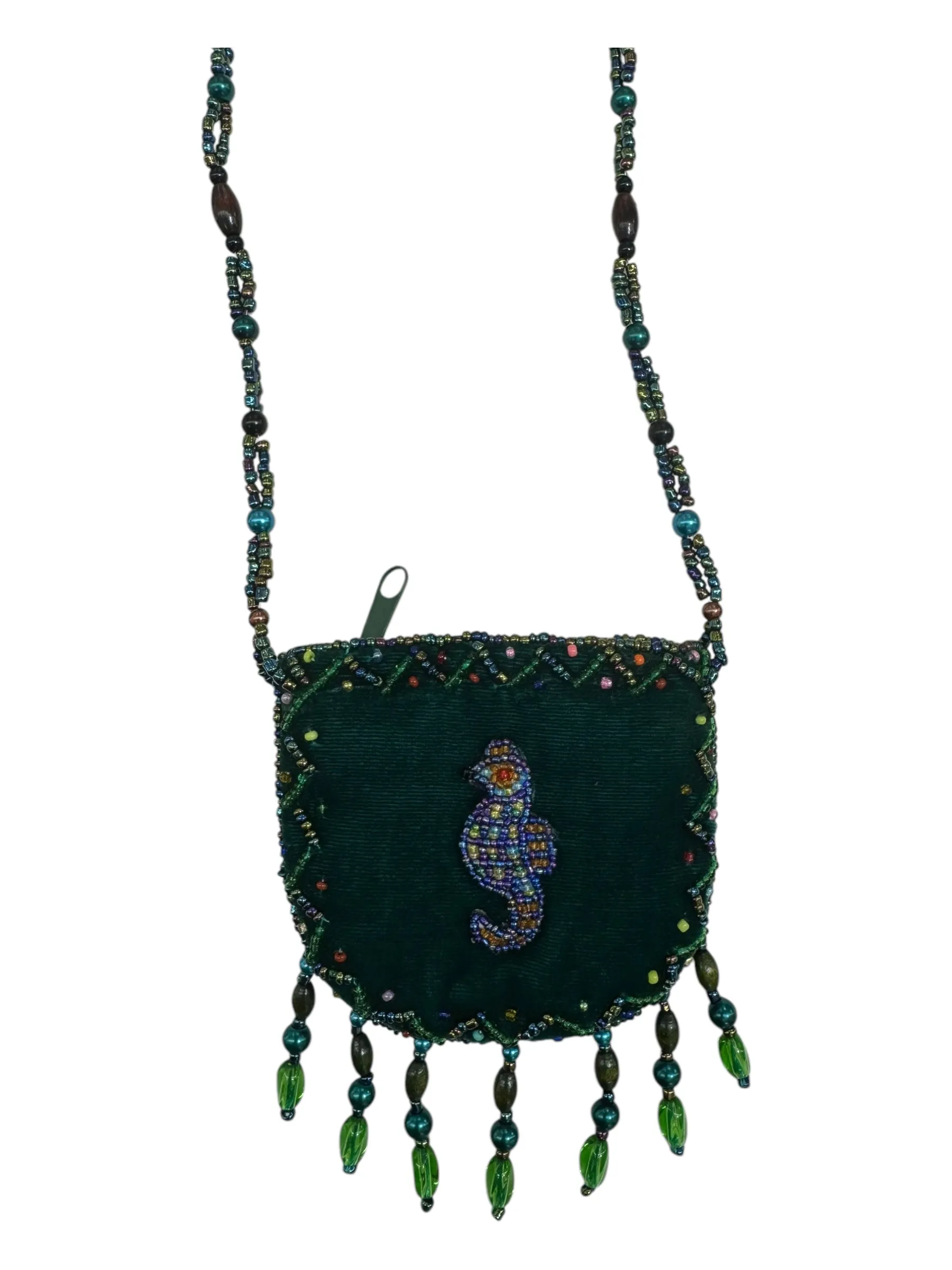 Seahorse Velvet Crossbody Bag V0704-Seahorse