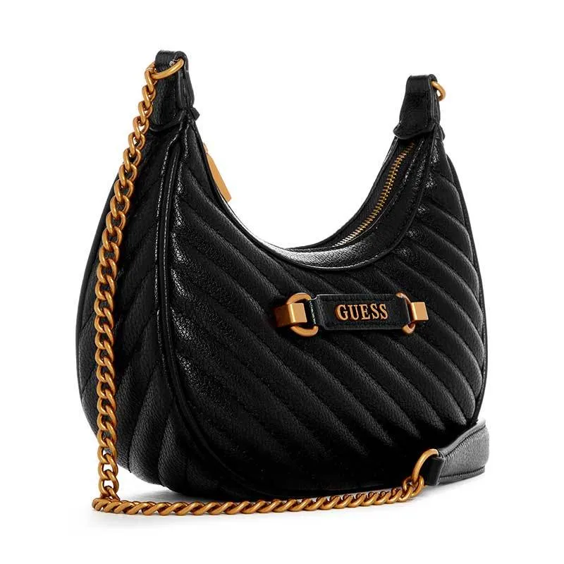 SELA MINI CROSSBODY HOBO - TAS GUESS ORIGINAL WANITA