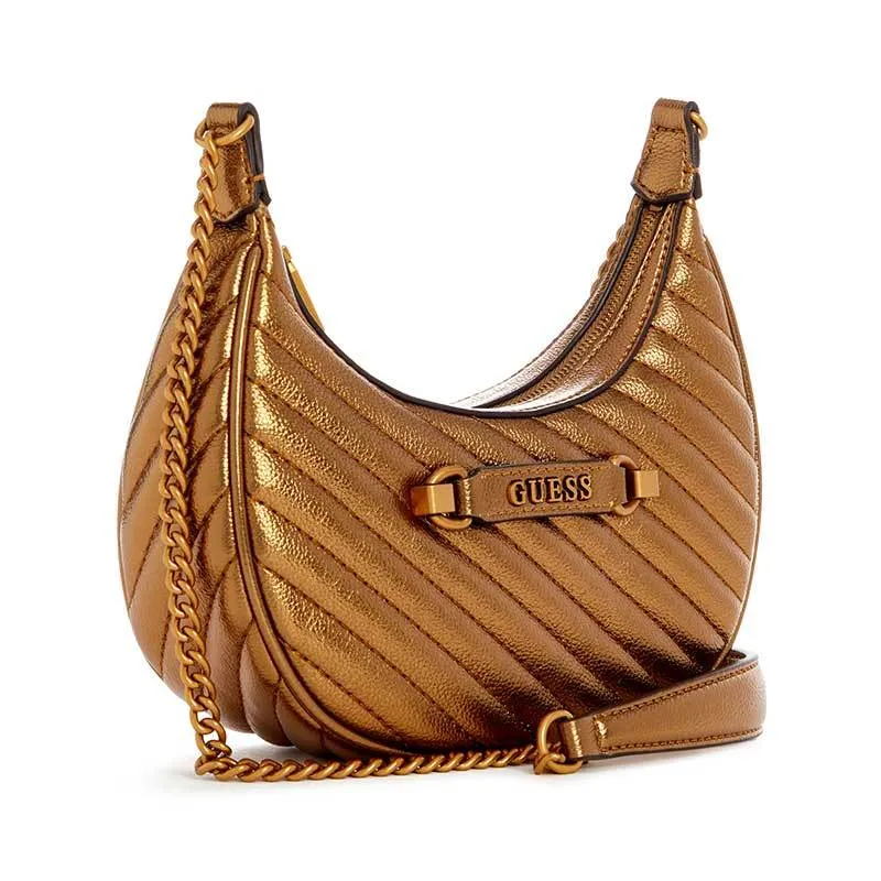 SELA MINI CROSSBODY HOBO - TAS GUESS ORIGINAL WANITA