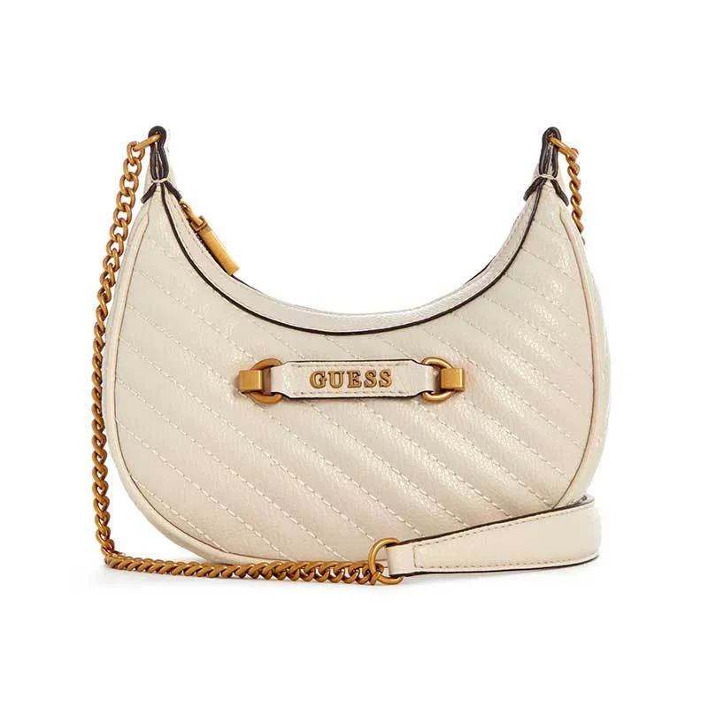SELA MINI CROSSBODY HOBO - TAS GUESS ORIGINAL WANITA