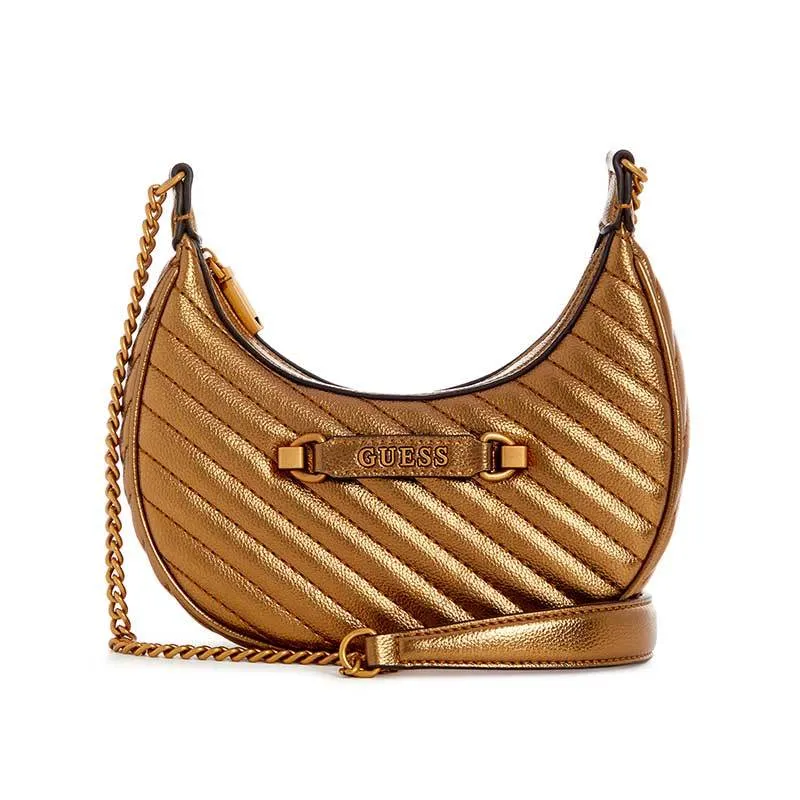 SELA MINI CROSSBODY HOBO - TAS GUESS ORIGINAL WANITA