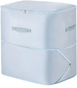 Self Compression Organizer Duvet Storage Bag Large Capacity Self Compression Moving Organizer Bags Heavy Duty Moving Bags(1pc Blue-XL)