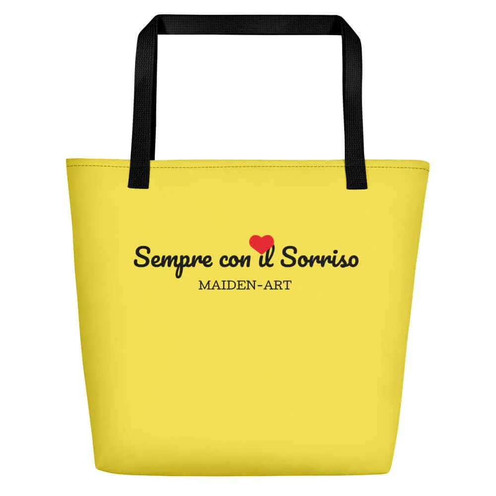 Sempre Con Il Sorriso - Beach Bag