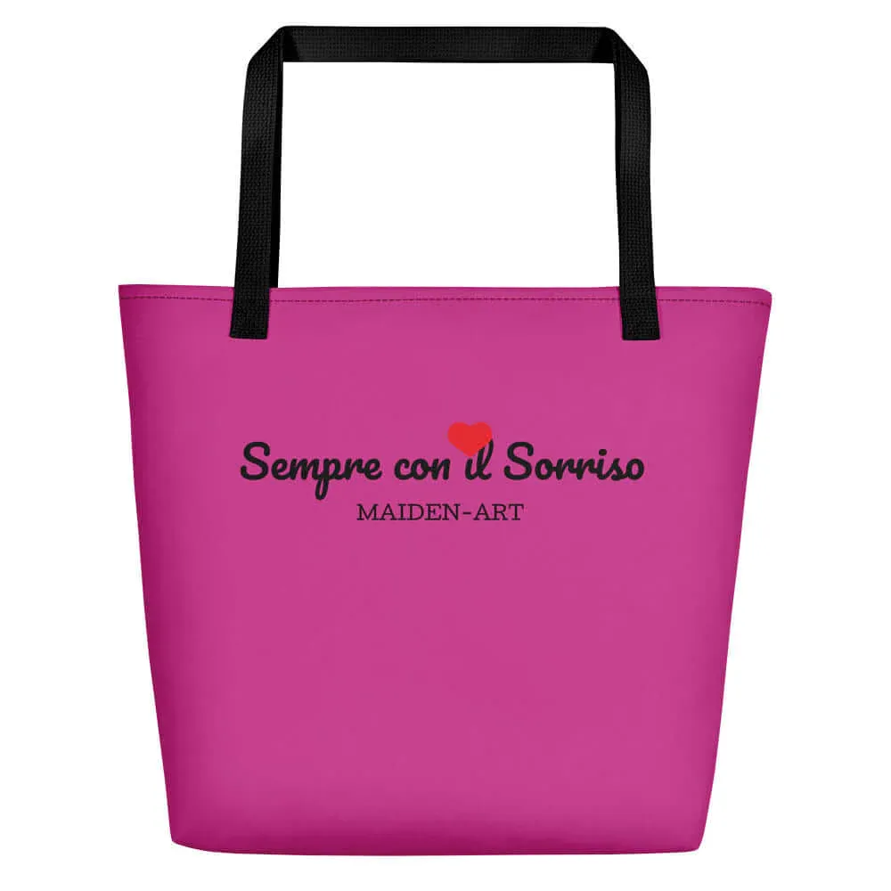 Sempre Con Il Sorriso - Beach Bag