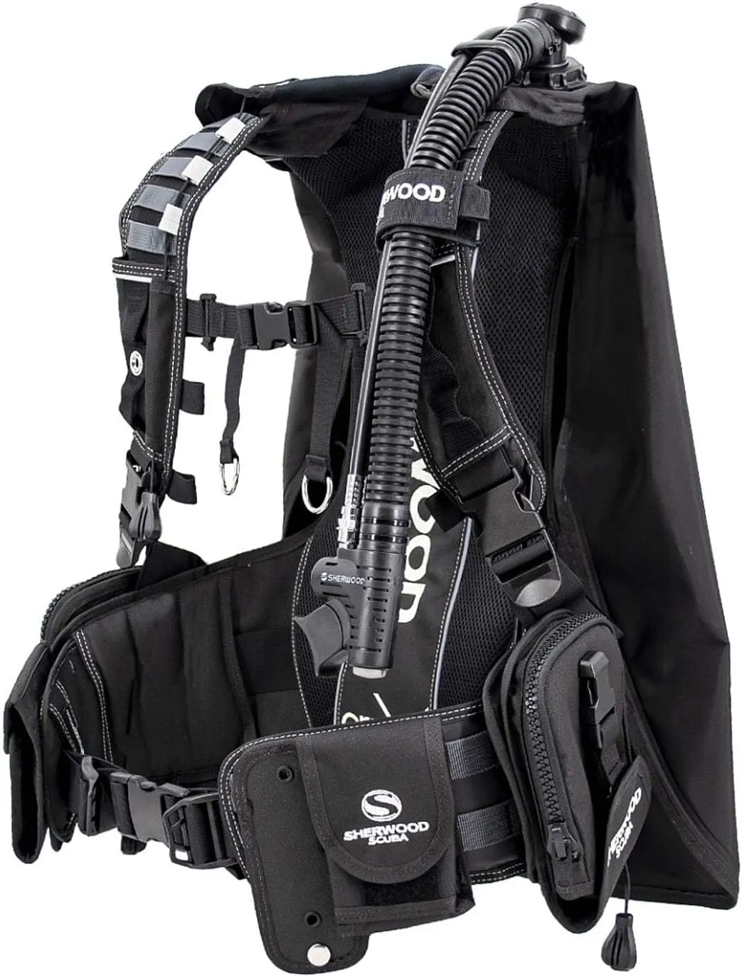 SHERWOOD SCUBA Crux Modular Scuba Diving BCD with 40 lbs of Lift