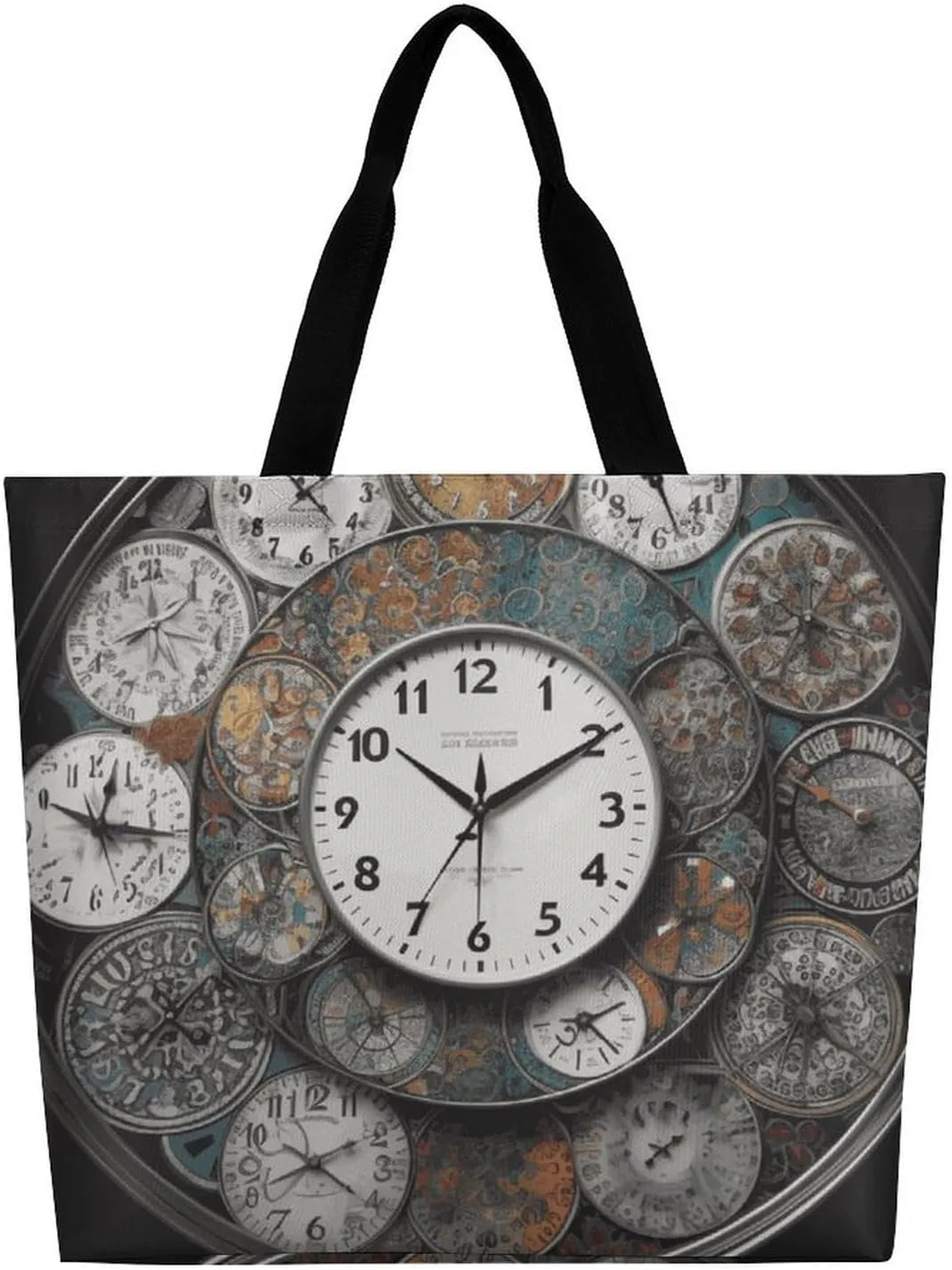 Shopping Bag for Women, Beach Sunrise Tote Bag, Large Capacity Shoulder Bags for Groceries Travel