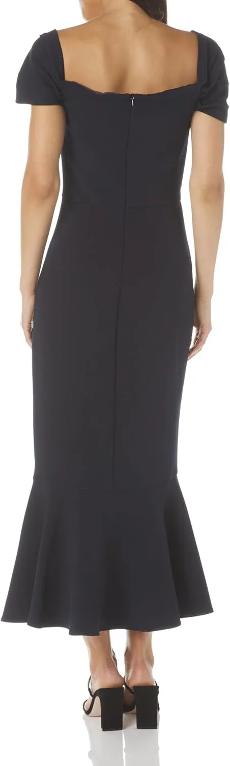 Shoshanna Women's Midnight Stretch Crepe Bridget Dress
