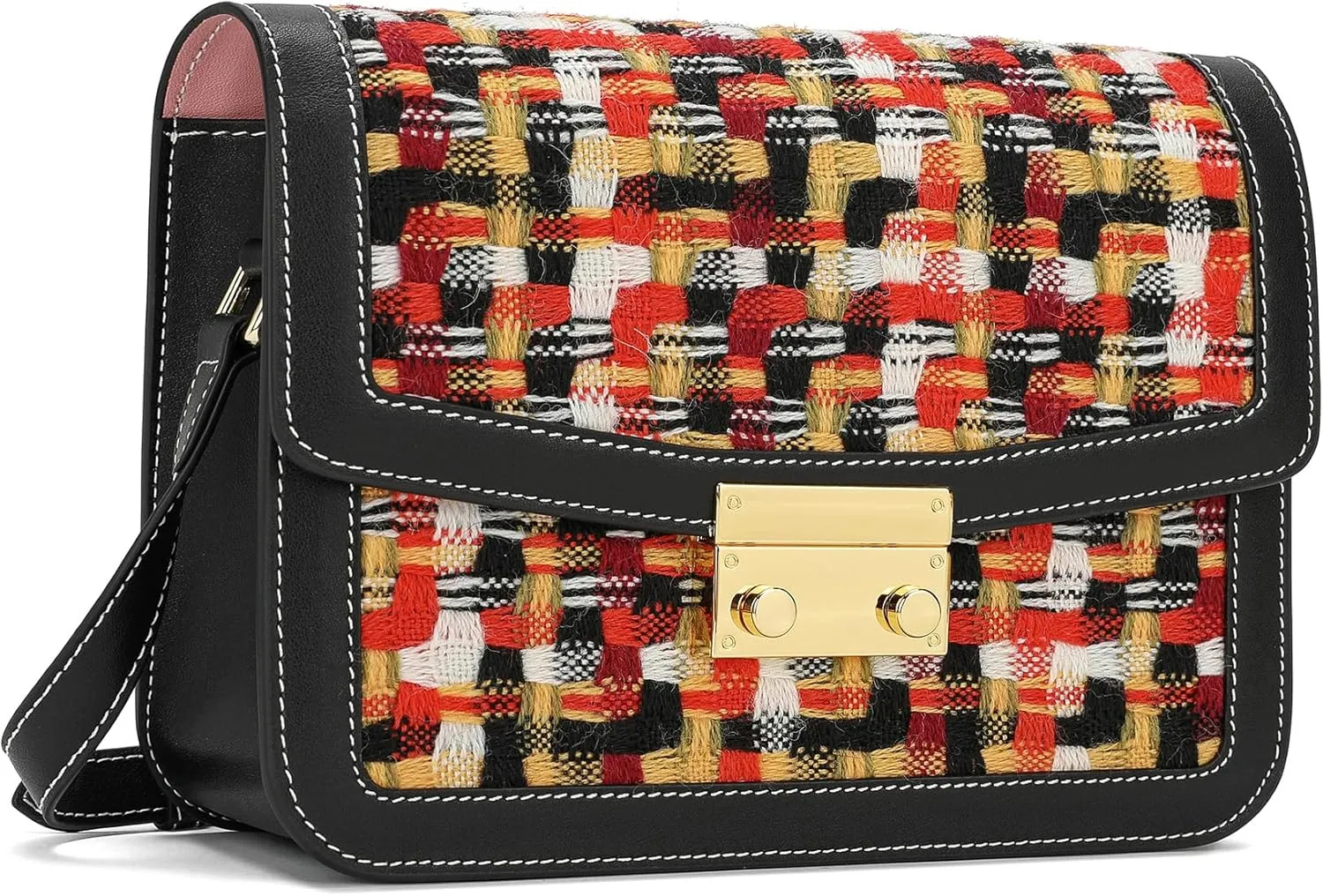 Shoulder Bag for Women leather bag Purses and Handbags with Zipper Crossbody Bag black shoulder bag